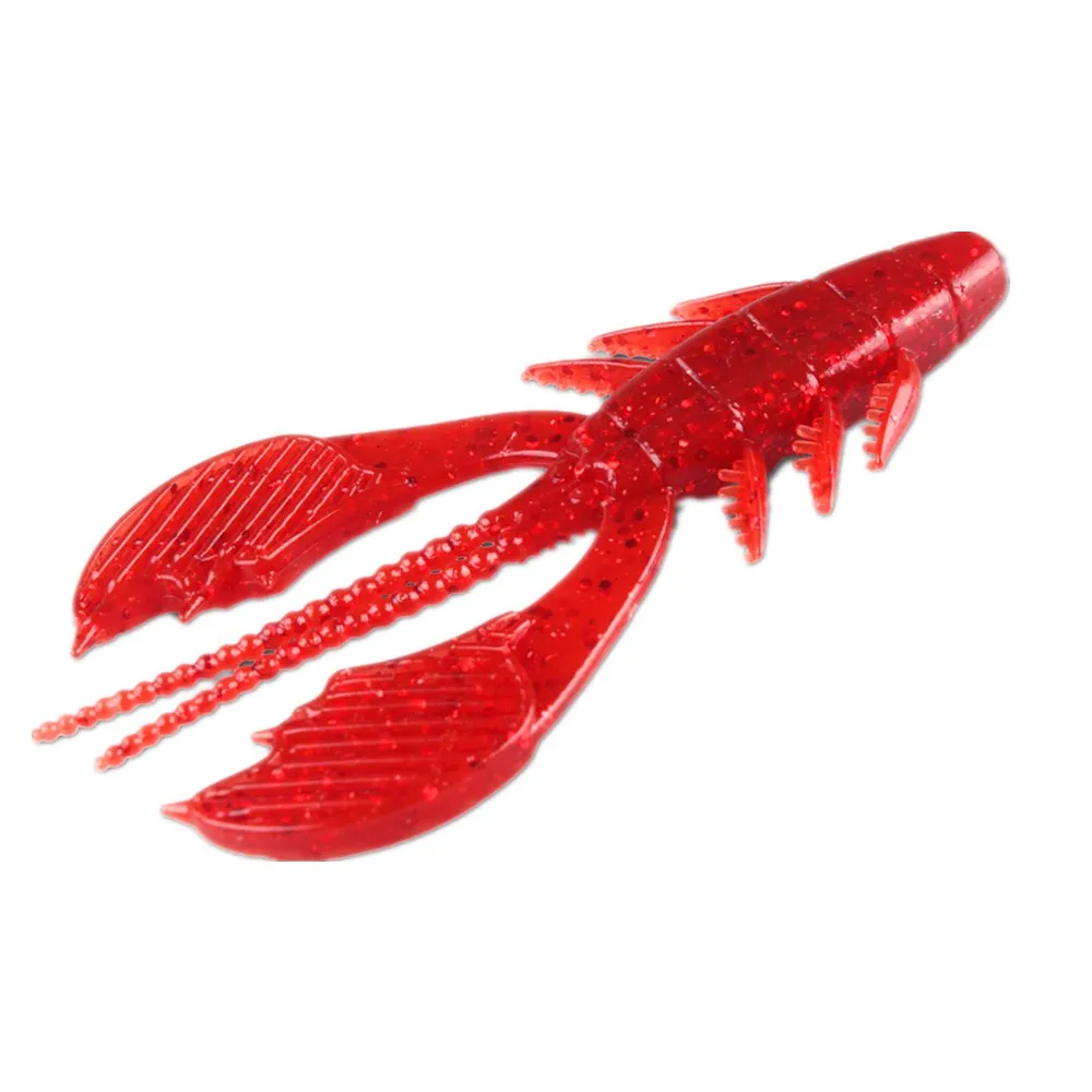 Smart 5Pcs Soft Fishing Lure 96mm/4inch 6.87g Shrimp Baits Isca Artificial Bass Carp Silicone Wobblers Leurre | Спорт и развлечения