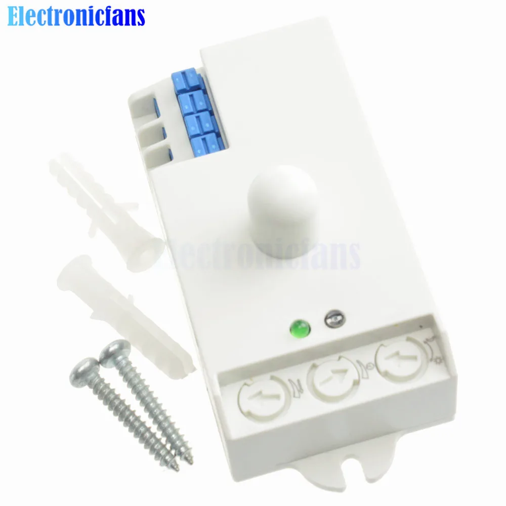 360 Degree Microwave Radar Sensor 5.8GHz CW Microwave Light Switch Motion Sensors 12-24V DC Power For Arduino
