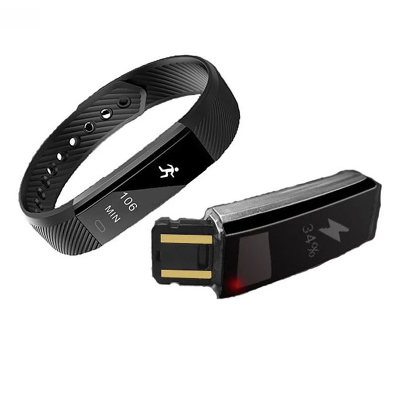 ID115 смарт-браслет счетчик шагов фитнес SmartBand Вибрационный браслет-будильник pk ID107 fit bit miband2 часы сердце