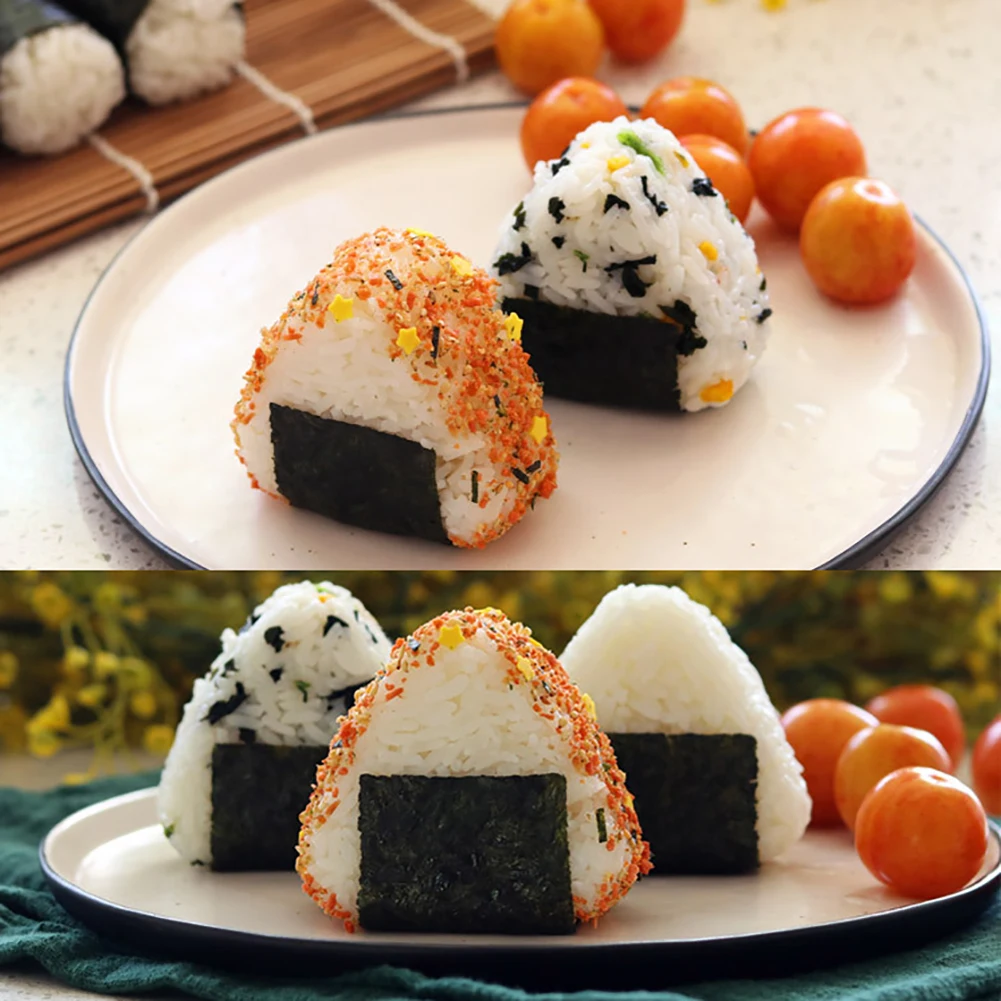 Новинка 2 шт. треугольная форма для суши Onigiri рисовый шар бенто пресс набор сделай