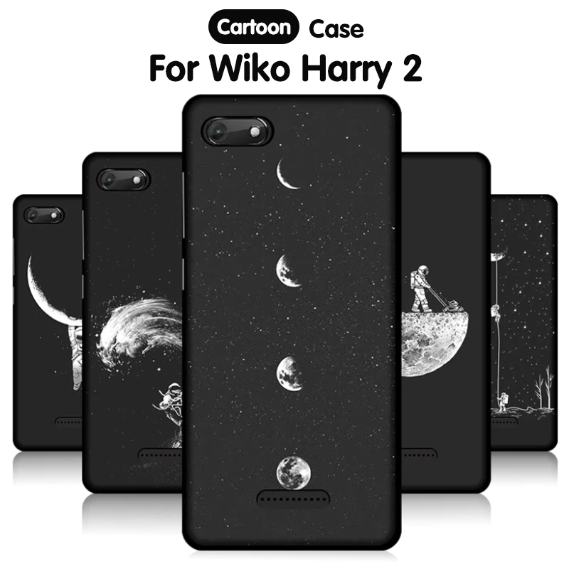 EiiMoo 5 45 дюймов чехол для телефона Wiko Harry 2 Чехол мультяшный милый окрашенный ТПУ