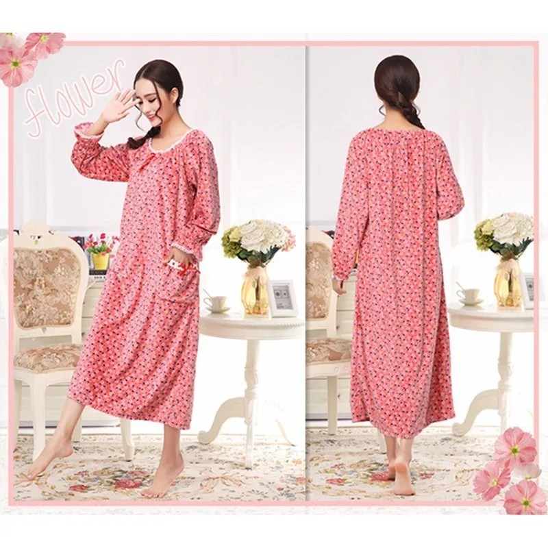 

Spring New Nightdress Summer Princes Nightdress Lounge Women Lady Sleepwear Sleepdress Home Nightgown For Women Breathable