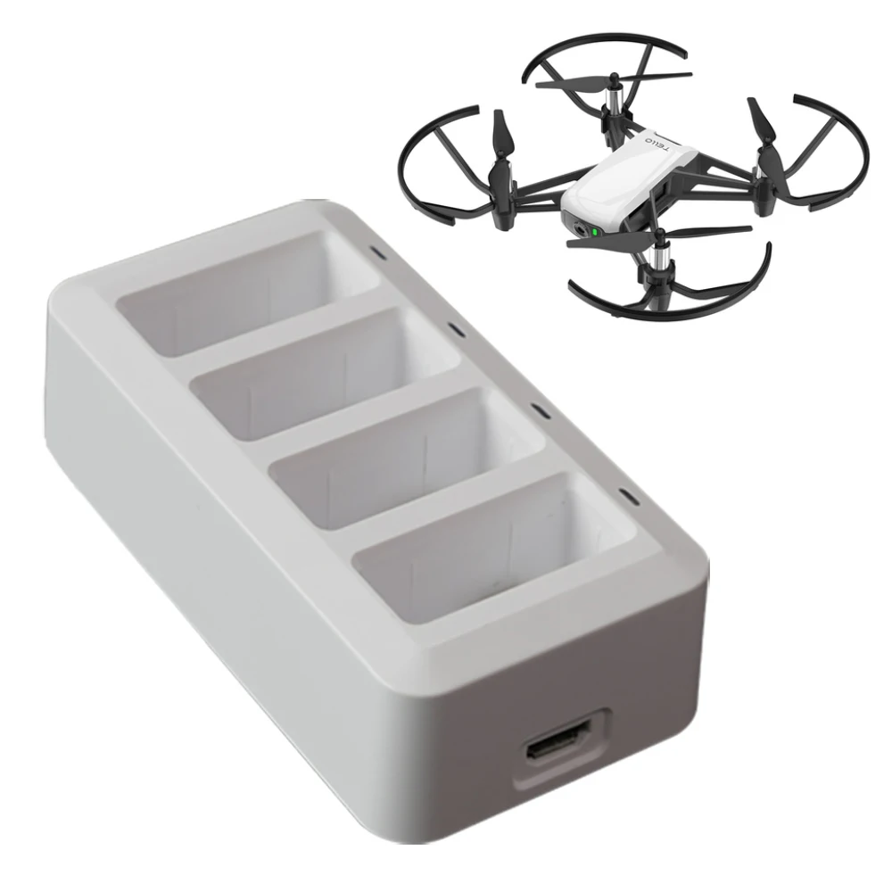 4 in1 Multi Battery Charger Fast for DJI tello Drone Intelligent Quick Charging Tello | Электроника