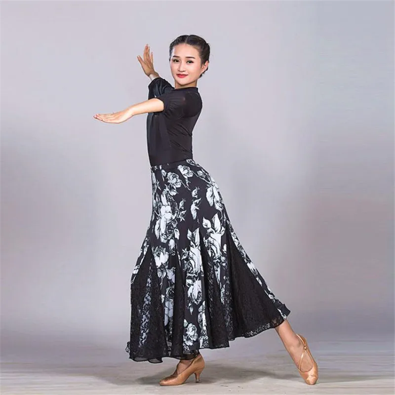 Новый подол dansa Бальные Танцевальные юбки для женщин бальная юбка длинный вальс