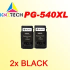 2x черные чернильные картриджи, совместимые с CANON PG540 PG-540 PG540XL PIXMA MG2180318041804280 MX438 518 378