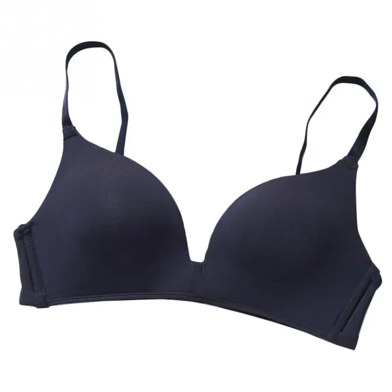 Navy Blue Новое поступление, Женский Регулируемый спортивный бюстгальтер, бесшовное ультратонкое женское нижнее белье без стального пуш-ап - Цвет: Navy Blue
