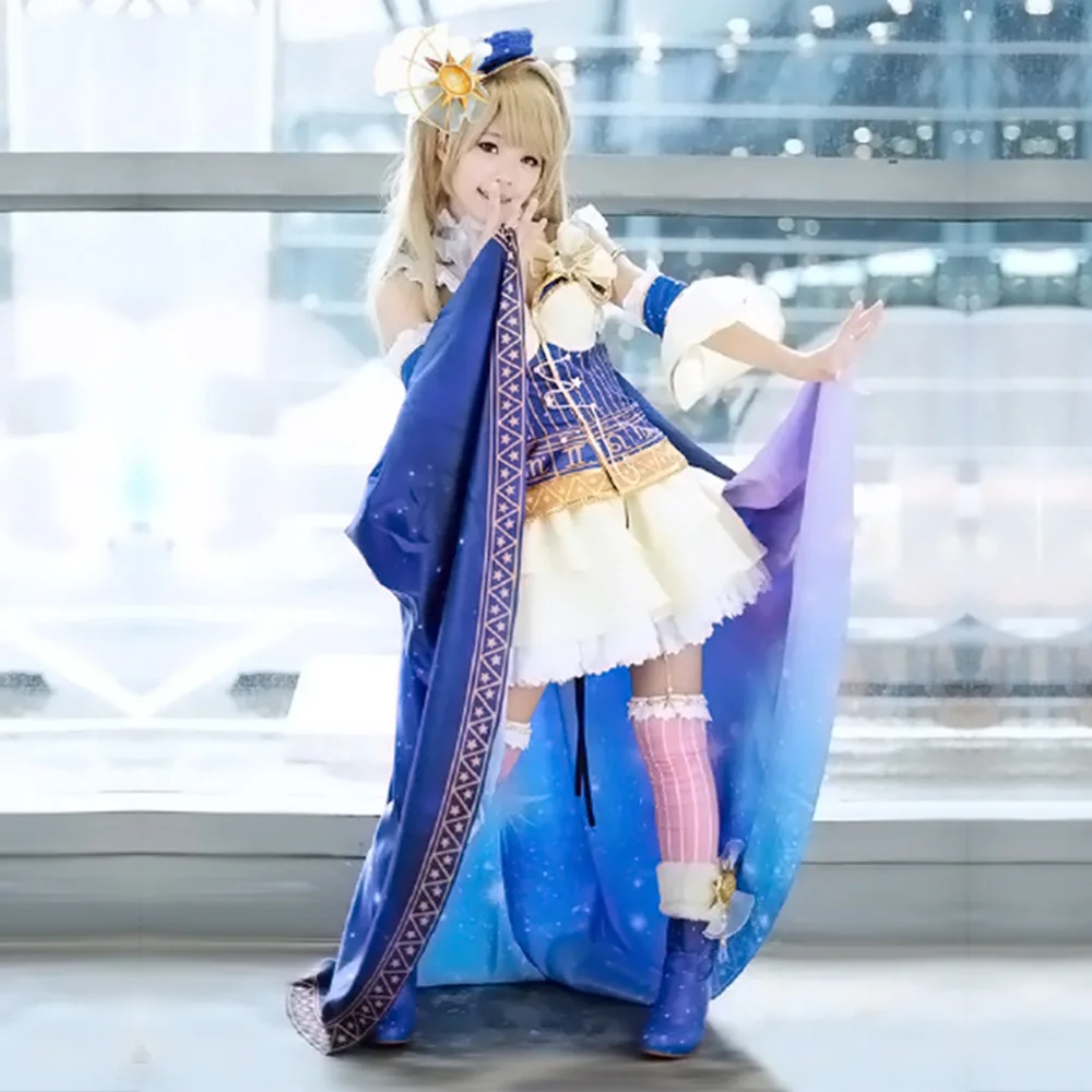 

Japanese Anime love live Cosplay Costume Nozomi LoveLive cosplay Constellation Awakening Costume Starry Dress Halloween costume