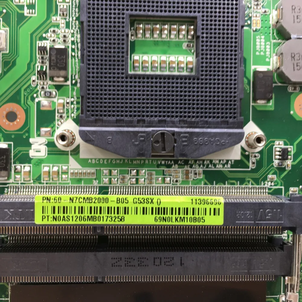 KEFU G53SX для ASUS G53S G53SW VX7 VX7S материнская плата 4 слота ОЗУ Материнская плата ноутбука REV2.0 тестовая работа