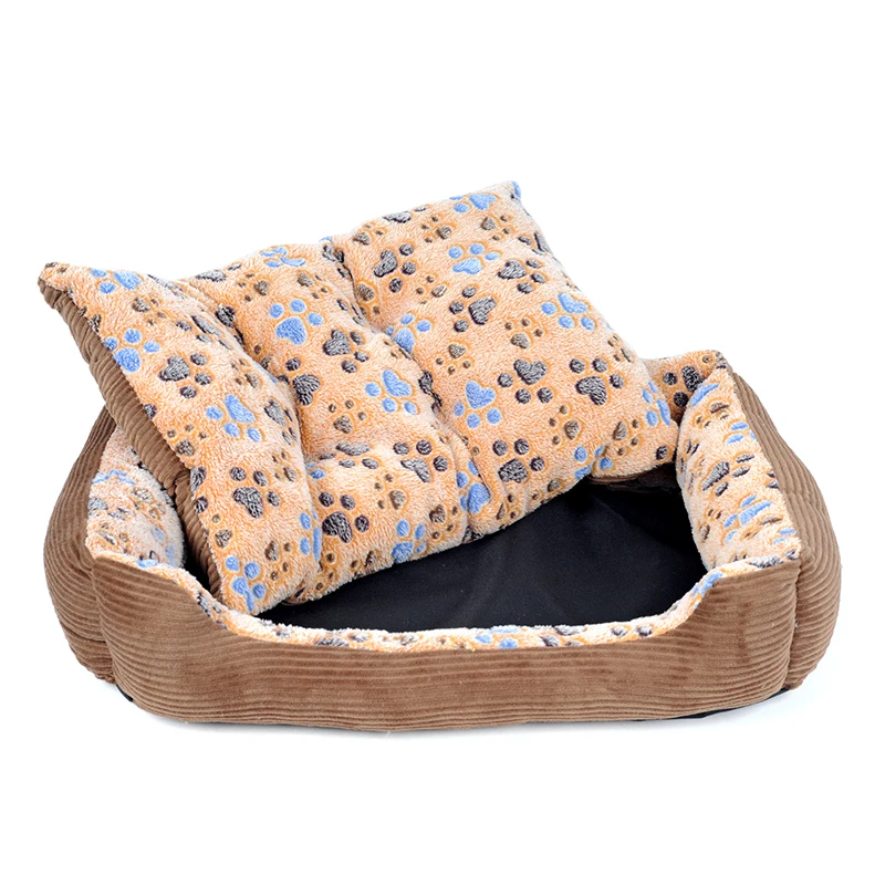 Водонепроницаемый флисовый диван для собак и кошек зимний теплый домик