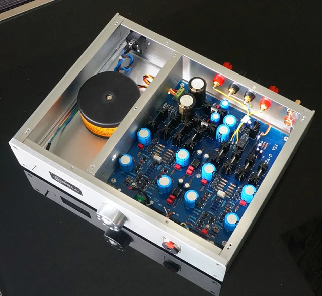 HiFi усилитель для наушников KSA5 класс А усилитель для наушников 2N556X вход этап MJE15034 15035 транзистор качество частей для Head-Fi DIY