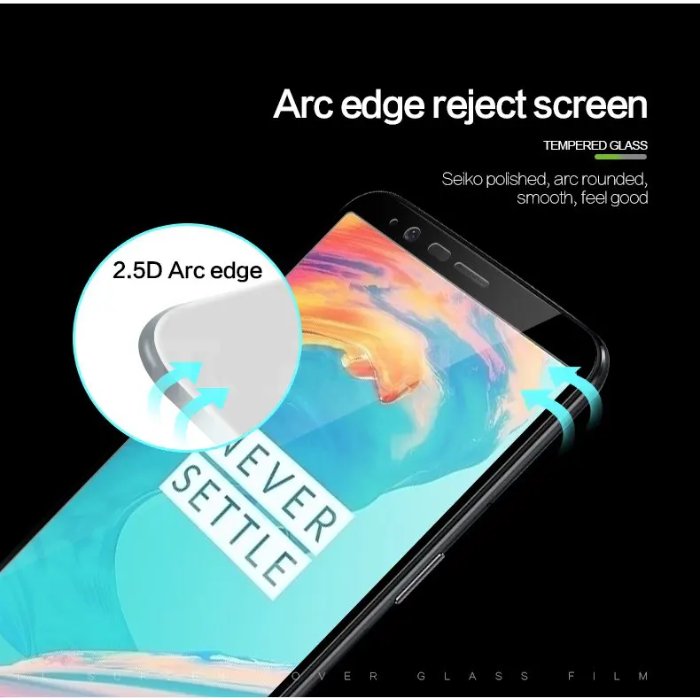 Закаленное стекло для OnePLus 5 T Защита экрана OnePlus 3 3T 2.5D полное покрытие защитное
