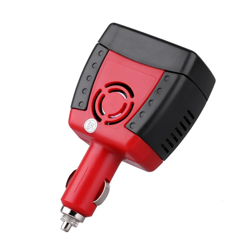 Автомобильный инвертор USB 2.1A 75 Вт DC 12 В AC 220 В 50 Гц адаптер конвертер с прикуривателем автомобильное зарядное устройство для телефона ноутбука