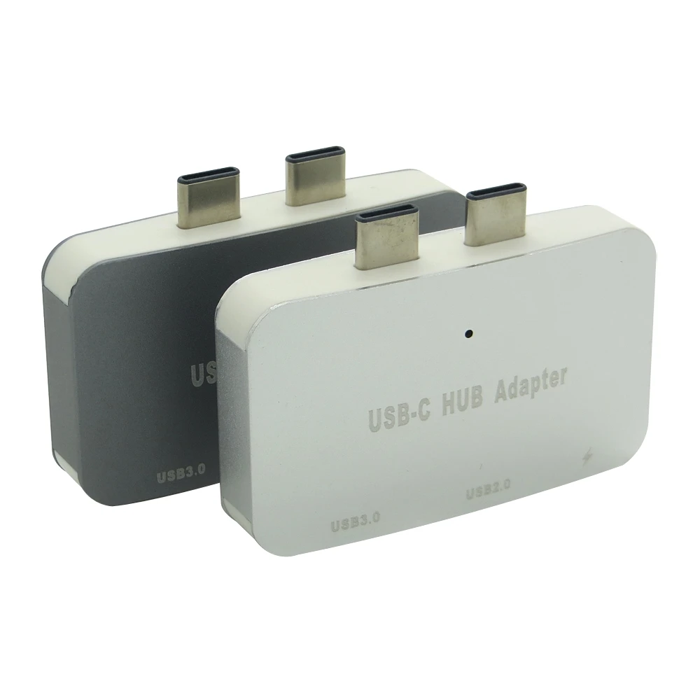 3 в 1 4K 60 Гц двойной USB-концентратор типа C с USB 0 2 Type адаптер для зарядки PD MacBook 13