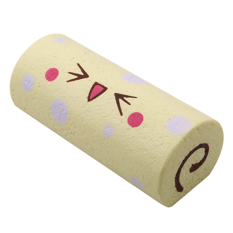 Новый дизайн Swiss Roll Торт Форма Моделирование игрушки замедлить рост Squeeze отскок