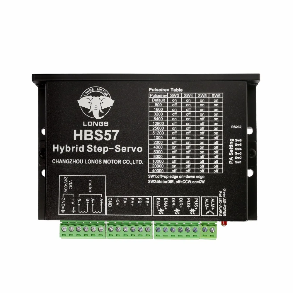 ЕС корабль HBS57 + 23SSM8440 EC1000 nema23 2 фазы 4.0A Гибридный сервопривод замкнутый цикл для