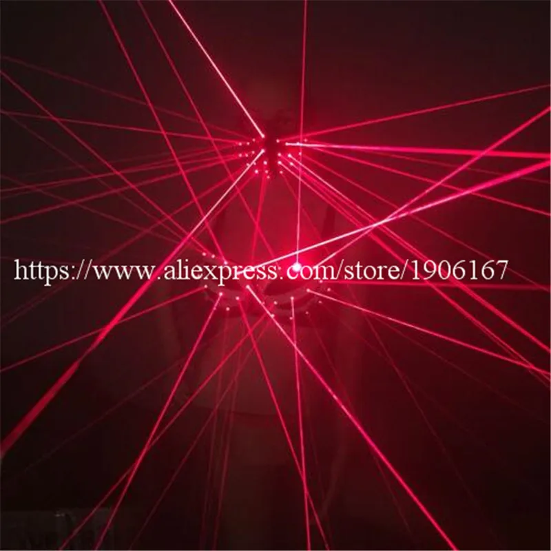 Новый дизайн красная лазерная маска для женщин светящийся бюстгальтер одежда