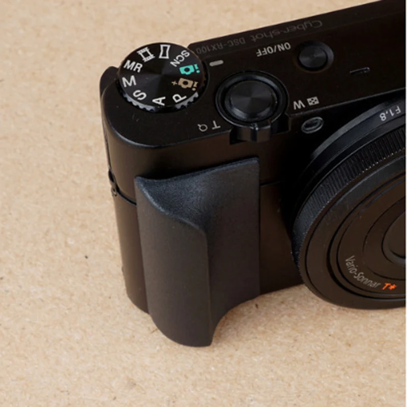 Non-slip Attachment Grip Holder for Sony RX100 RX100II RX100III M4 M5 RX100M6 Rubbery Grip 3M Sticker Bag Camera Accessories