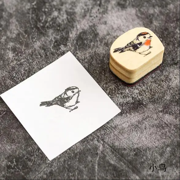 19 XINAHER лесные животные, белка листья штамп DIY деревянные и резиновые штампы для скрапбукинга канцелярские Скрапбукинг Стандартный штамп - Цвет: 19