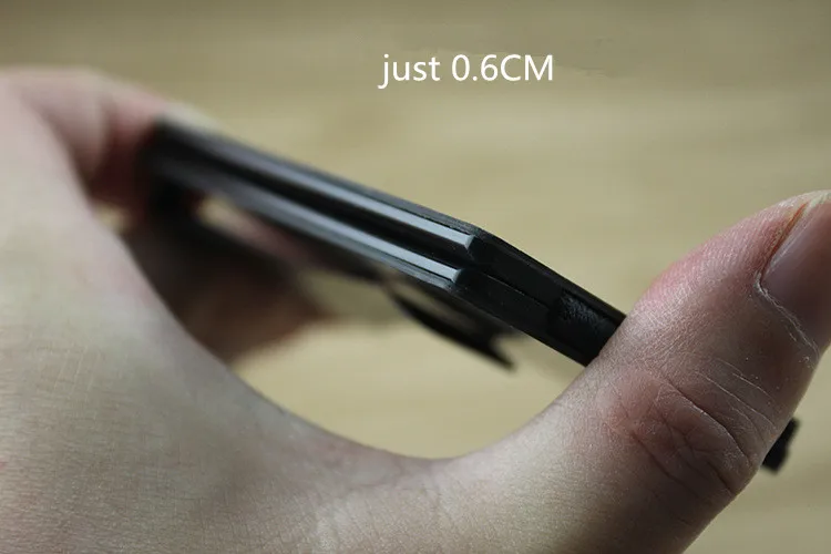 BISI GORO металлический RFID Анти-главный кошелек мини зажим для денег бренд мода углеродного волокна черный Серебряный держатель для кредитных карт