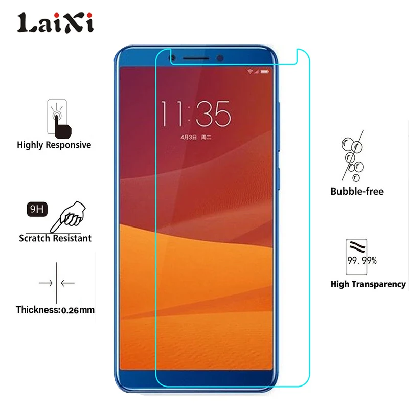 Laixi закаленное стекло для lenovo K350t протектор экрана 9H полное покрытие 2.5D защитное |