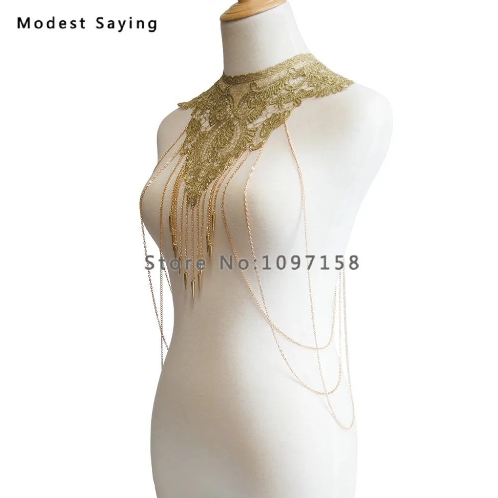 Женская цепь с кисточками сексуальное пляжное ожерелье для тела 2018 свадебные