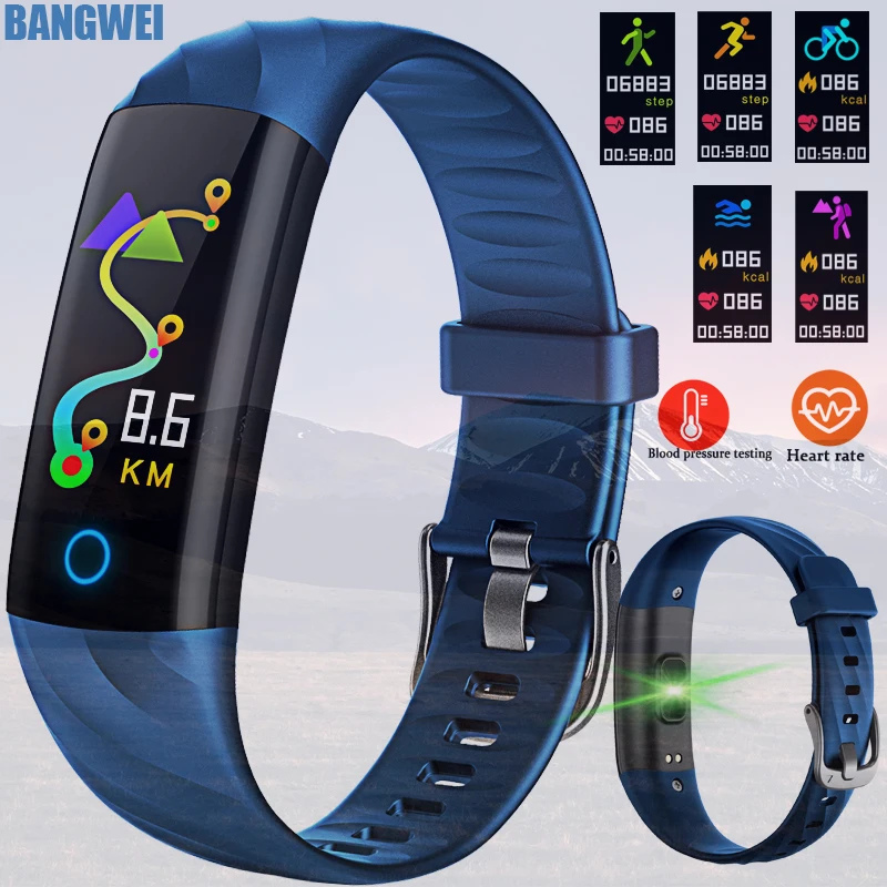 BANGWEI новые умные мужские и женские часы водостойкие спортивные Bluetooth подключение