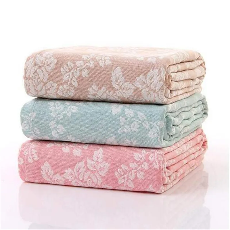 Хлопковое полотенце для взрослых одеяло на кровать летние стеганые покрывала