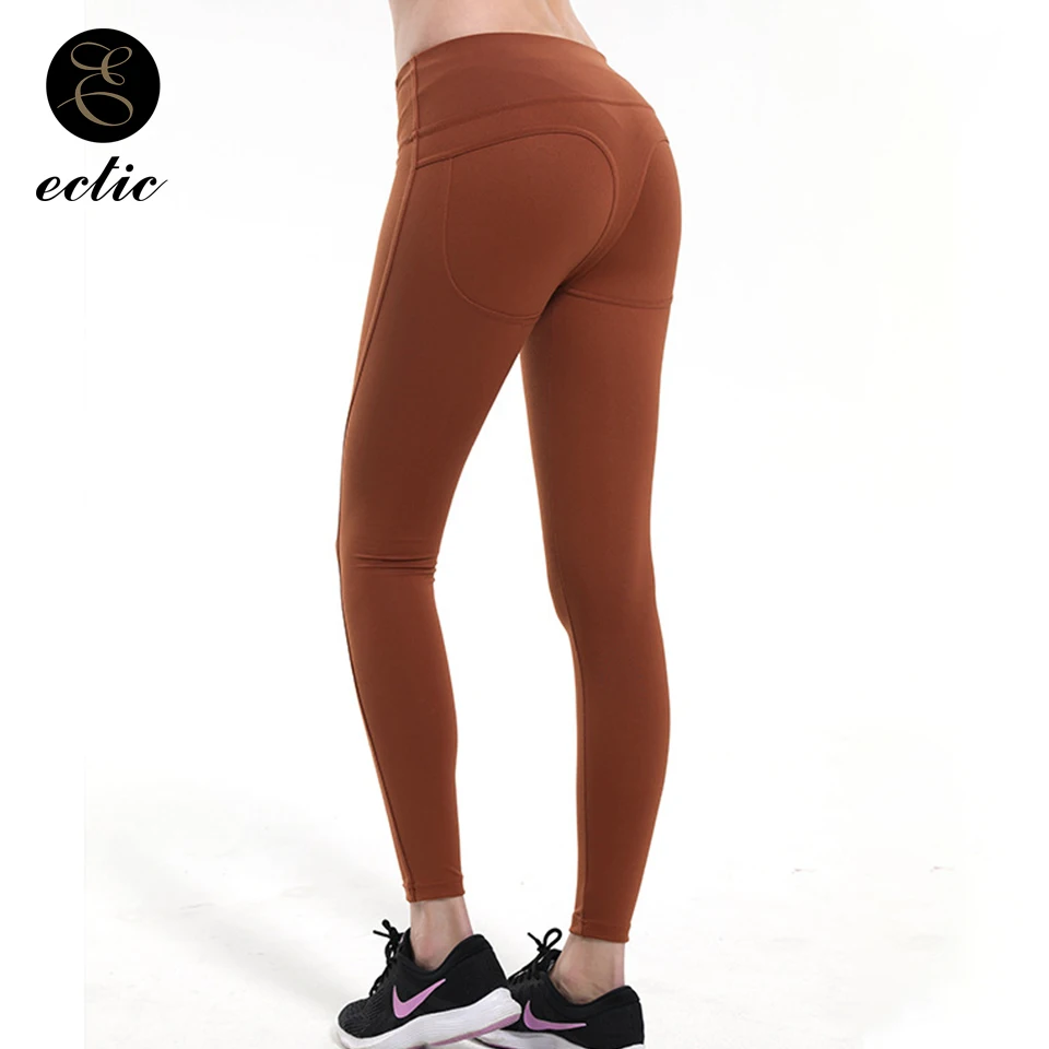 Exercise Pants Women Heart Shaped Leggings Skinny Stretch Solid Sportswear Leggings New Scrunch Quick Dry Leggings Butt Lifting