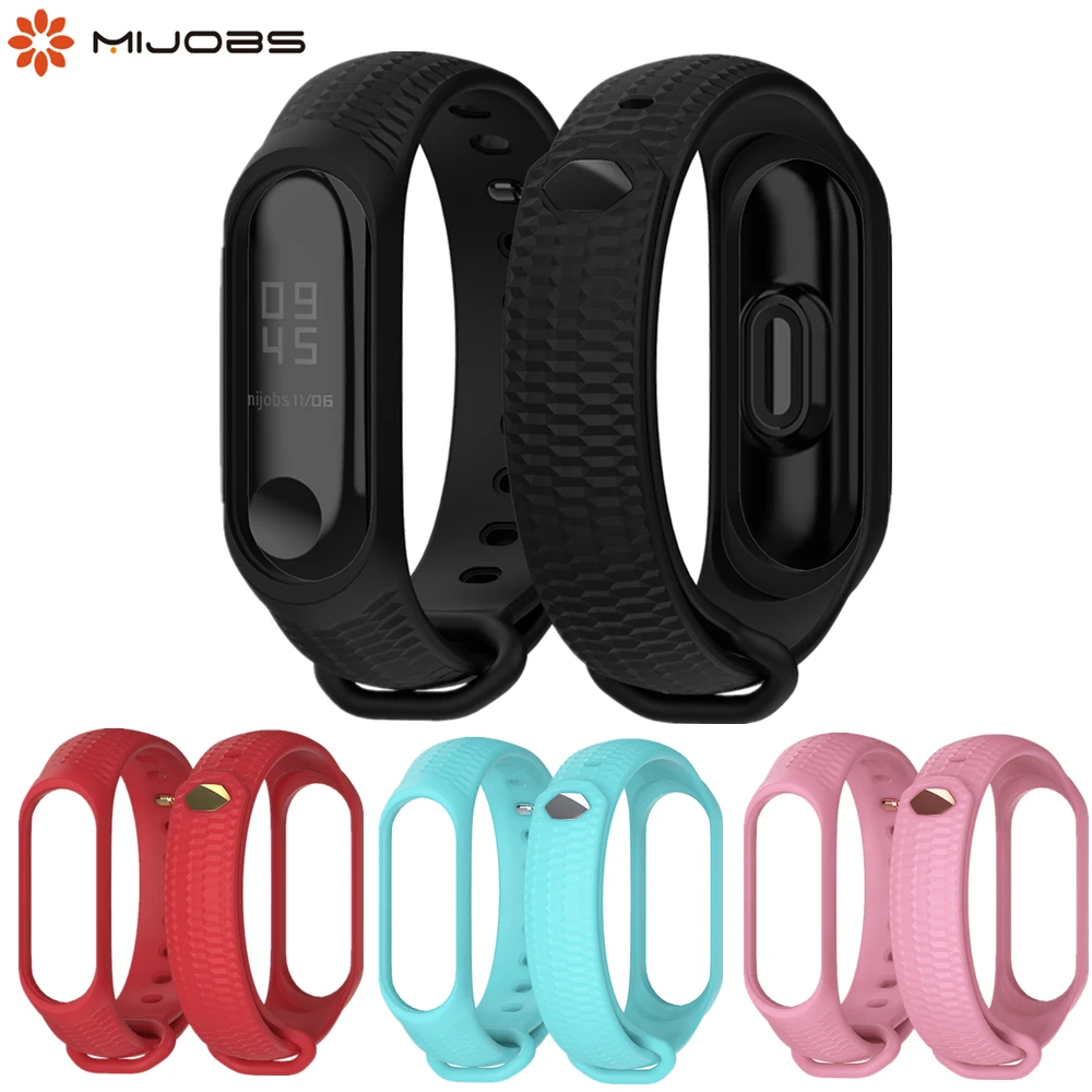 

Mi Band 3 4 Silicone Wrist Strap Accessories for Xiaomi Mi Band 3 4 Smart Watch Bracelet Band3 Sport Wristbands Miband 3 Band
