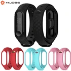 Ремешок для смарт-часов Xiaomi Mi Band 3, 4, силиконовый, спортивный