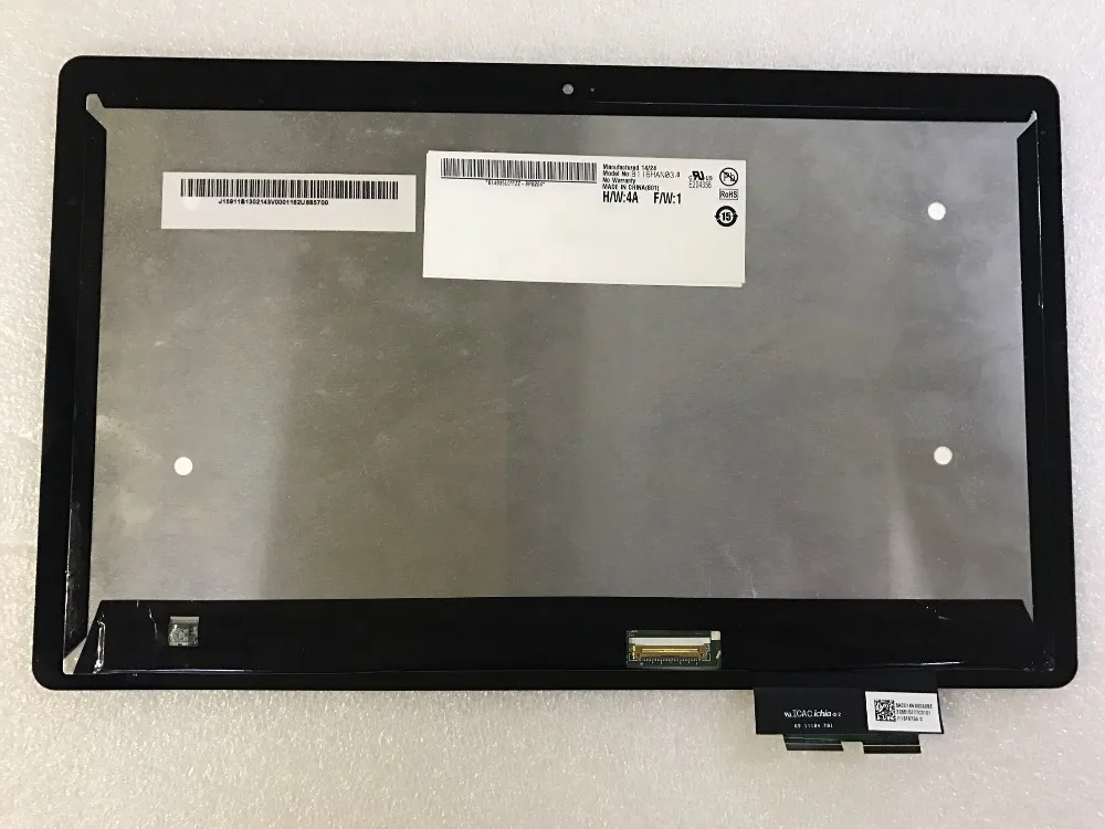 Для новых acer Iconia Tab W700 B116HAT03.1 Замена ЖК-дисплей Дисплей кодирующий преобразователь сенсорного экрана в сборе 11,6-дюймовый черный
