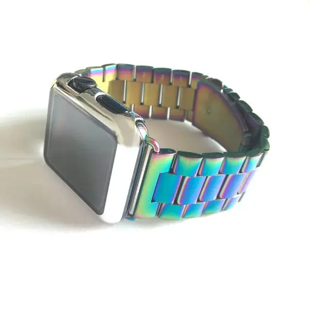 Сменный ремешок из нержавеющей стали для Apple Watch, ремешок для iWatch серии 5 4 3 2 1 42 мм 38 мм 44 мм 40 мм металлический браслет