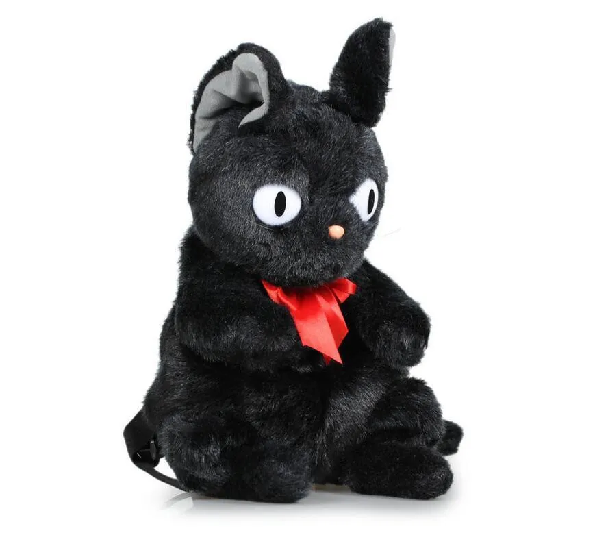 Рюкзак jiji в виде черной кошки плюшевая сумка 50 см 20 дюймов 75 25 игрушка подарок