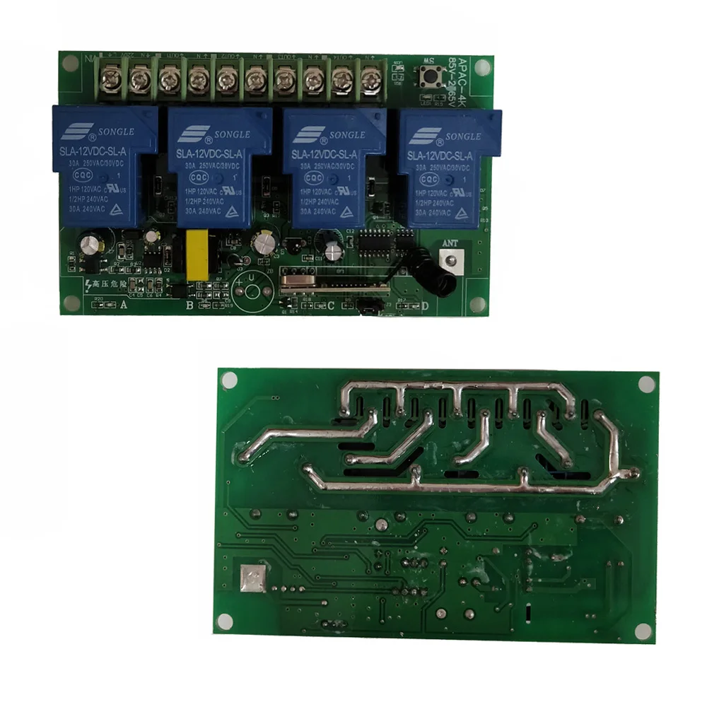 AC85-265V 4 CH 4CH RF Беспроводная лампа с дистанционным управлением радиоприемник