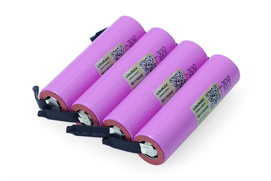 20 шт Liitokala INR18650-30Q 18650 3000mAh литиевая батарея 3,7 V Питание перезаряжаемая батарея электрические инструменты+ DIY никель