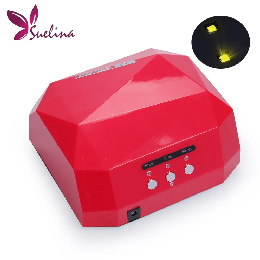 Специальная Сенсорная лампа 36 Вт Алмазный светодиодный + УФ сушка для ногтей 10Sec