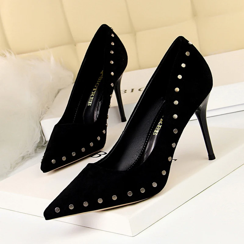Женская обувь на высоком каблуке с шипами chaussure femme talon tacones altos mujer пикантные