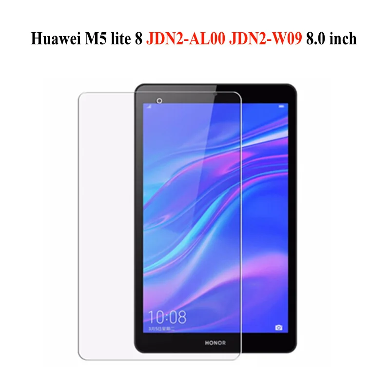 Huawei M5 lite 8 9H закаленное стекло для huawei MediaPad M5 8,4 10,8 lite 8 10,1 стекло для huawei T5 10 honor tab 5 8,0 Защитная пленка для экрана - Цвет: Huawei M5 lite 8