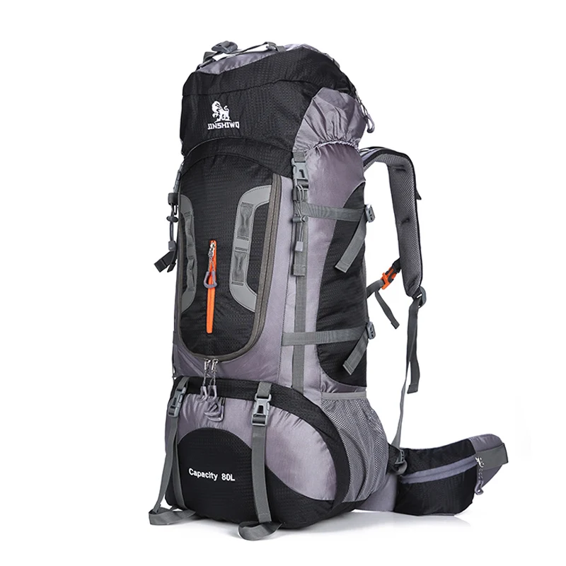 Goedkoop Grote 80L Outdoor Rugzak Unisex Reizen Multifunctionele Klimmen Rugzakken Wandelen Grote Capaciteit Rugzakken Camping Sporttas