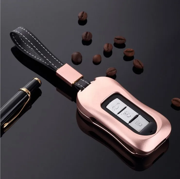 Высококачественный автомобильный чехол для ключа из алюминиевого сплава Mitsubishi