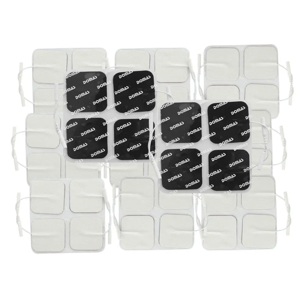 DOMAS Square Reusable Tens Unit Electrode Pads 2''x2'' Inch Pack of 40 |