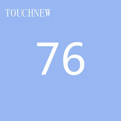 76 TOUCHNEW, 168 цветов, одиночные художественные маркеры, кисть, эскиз, на спиртовой основе, маркеры, двойная головка, манга, ручки для рисования, товары для рукоделия - Цвет: 76
