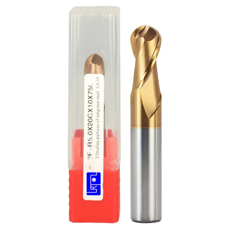 Концевая фреза из вольфрамовой стали HRC63 R0.5 1 5 2 3 4 6*50 60 75 мм шт.|end mill|steel milling cuttersmilling