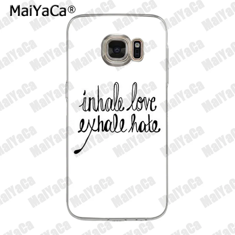 Мягкий чехол MaiYaCa для Samsung S5 S6 S7 Edge S8 Plus S9 Plus|Чехлы-накладки| |