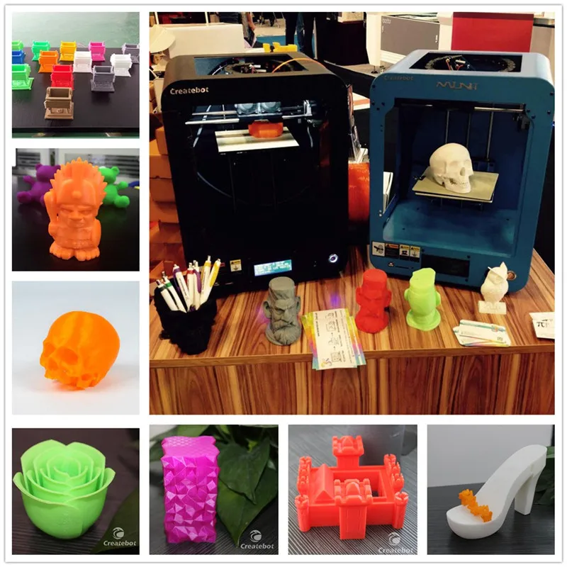 2017 самые популярные обновлен createbot один экструдер мини 3D-принтеры с сенсорным