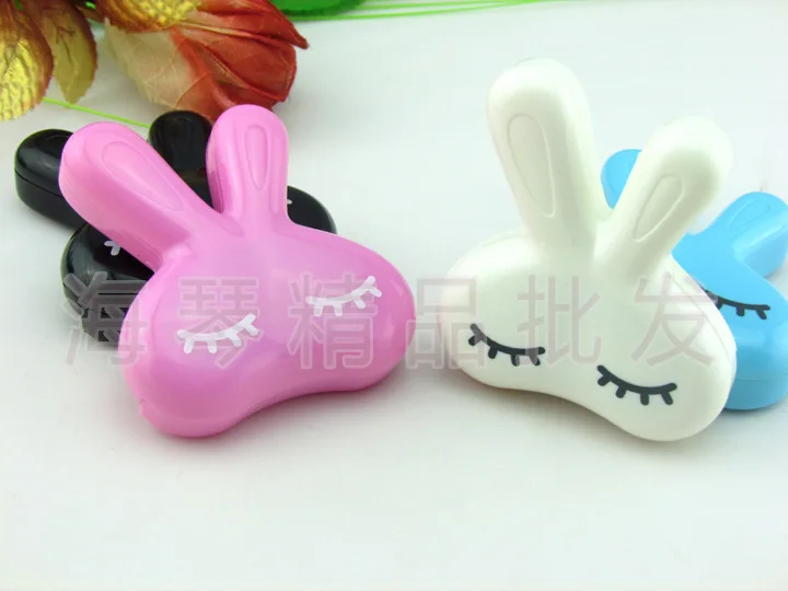 LIUSVENTINA милый спящий Кролик чехол для контактных линз контейнер коробка очков |