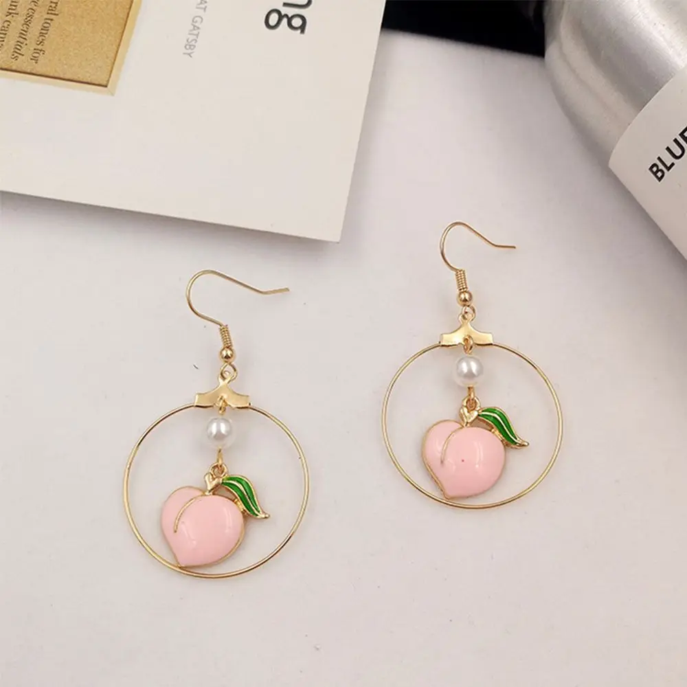 Серьги для женщин модные милые серьги-капли девушек масляные персиковые