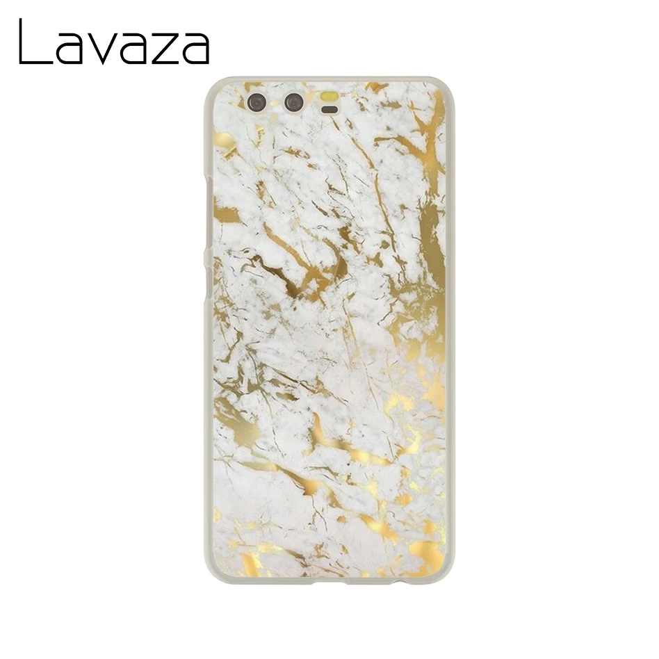Lavaza золотой мраморный чехол для телефона huawei P20 P10 P9 P8 Lite Plus Pro 2017 2016 2015 P Smart