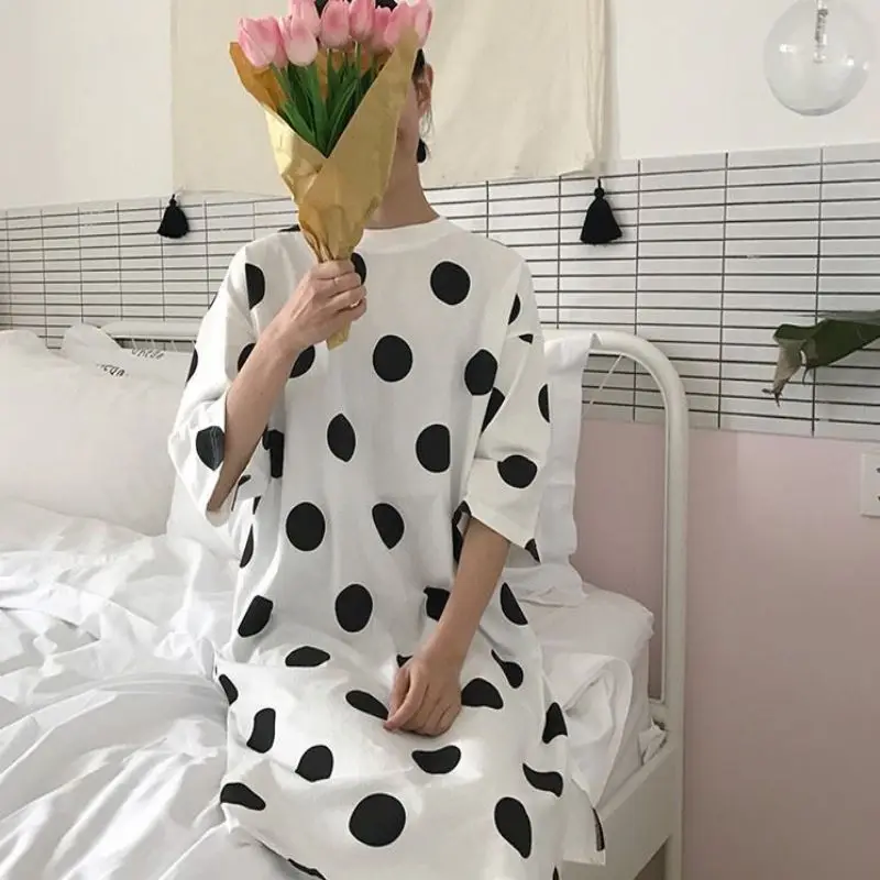 Рубашка ночная женская с коротким рукавом хлопок цвет в ассортименте M L XL XXL