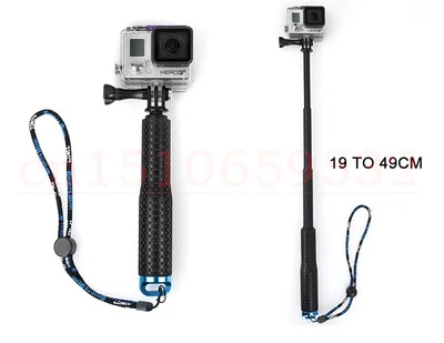 Go Pro Дайвинг монопод Gopro Крепление Адаптер для pro HD Hero3 hero4 3 + sj4000 sj5000 sj6000 аксессуары